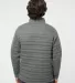 J America 8895 Horizon Snap Pullover Charcoal Heather back view