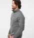 J America 8895 Horizon Snap Pullover Charcoal Heather side view