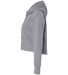 Next Level Apparel 9384 Ladies' Cropped Pullover H in Heather gray side view