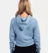 Next Level Apparel 9384 Ladies' Cropped Pullover H STONEWASH DENIM back view