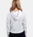 Next Level Apparel 9384 Ladies' Cropped Pullover H WHITE back view