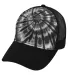 Tie-Dye 9200 Adult Trucker Hat in Spider black front view