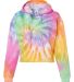 Tie-Dye CD8333 Ladies' Cropped Hooded Sweatshirt in Eternity