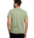 US Blanks US2000 Men's Made in USA Short Sleeve Cr in Olive back view