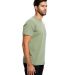 US Blanks US2000 Men's Made in USA Short Sleeve Cr in Olive side view