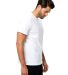 US Blanks US2000 Men's Made in USA Short Sleeve Cr in White side view