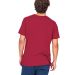 US Blanks US2000 Men's Made in USA Short Sleeve Cr in Brick back view