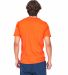 US Blanks US2000 Men's Made in USA Short Sleeve Cr in Orange back view
