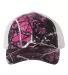 Kati LC101V Washed Mesh-Back Cap in Muddy girl/ white front view