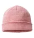 Richardson Hats CRF632 Marled Beanie Pink/ Grey/ Light Pink front view