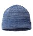 Richardson Hats CRF632 Marled Beanie Royal/ Grey/ Charcoal front view