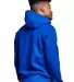 Russel Athletic 82ONSM Unisex Cotton Classic Hoode in Royal back view