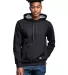 Russel Athletic 82ONSM Unisex Cotton Classic Hoode in Black front view