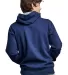 Russel Athletic 82ONSM Unisex Cotton Classic Hoode in Navy back view