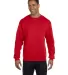 Russel Athletic 698HBM Unisex Dri-Power® Crewneck in True red front view