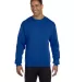 Russel Athletic 698HBM Unisex Dri-Power® Crewneck in Royal front view