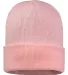 Sportsman SP12JL Jersey Lined 12" Cuffed Beanie in Pink back view