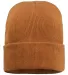 Sportsman SP12SL Sherpa Lined 12" Cuffed Beanie in Coyote brown back view