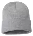 Sportsman SP12 Solid 12" Cuffed Beanie in Heather grey back view