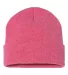 Sportsman SP12 Solid 12" Cuffed Beanie in Heather red back view