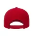 Yupoong-Flex Fit 5789M Classic Premium Snapback Ca in Red back view