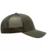 Yupoong-Flex Fit 5511UP Unipanel Cap in Melange olive side view