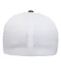 Yupoong-Flex Fit 5511UP Unipanel Cap in Charcoal/ white back view