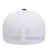 Yupoong-Flex Fit 5511UP Unipanel Cap in True navy/ white back view