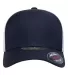 Yupoong-Flex Fit 5511UP Unipanel Cap in True navy/ white front view