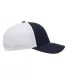 Yupoong-Flex Fit 5511UP Unipanel Cap in True navy/ white side view