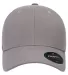 Yupoong-Flex Fit 6100NU Adult NU Hat in Grey front view