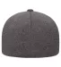 Yupoong-Flex Fit 5577UP Adult Unipanel Melange Hat in Melange heather back view