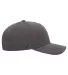 Yupoong-Flex Fit 5577UP Adult Unipanel Melange Hat in Melange heather side view