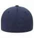 Yupoong-Flex Fit 5577UP Adult Unipanel Melange Hat in Melange navy back view
