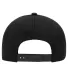Yupoong-Flex Fit 6389 Cvc Twill Hat in Black back view