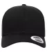 Yupoong-Flex Fit 6389 Cvc Twill Hat in Black front view
