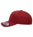 Yupoong-Flex Fit 6389 Cvc Twill Hat in Red side view