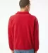 Burnside Clothing 3062 Polar Fleece Full-Zip Jacke Red back view