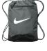 Nike NKDM3978  Brasilia Drawstring Pack in Flintgrey front view