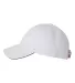 Bayside Apparel 3617 USA-Made Unstructured Twill C White/ Navy side view