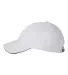Bayside Apparel 3621 USA-Made Brushed Twill Cap White/ Navy side view
