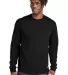 New Era NEA140    Thermal Long Sleeve Black front view