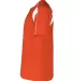 Alleson Athletic 7937 B-Core Pro Placket Jersey Burnt Orange/ White side view