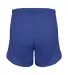 Alleson Athletic 2273 Youth Stride Shorts Royal/ White back view