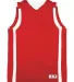 Alleson Athletic 2551 Youth B-Core B-Slam Reversib Red/ White front view