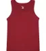 Alleson Athletic 2662 Youth B-Core Tank Top Red front view