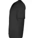 Alleson Athletic 2930 B-Core Youth Placket Jersey Black side view