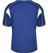 Alleson Athletic 2937 Youth B-Core Pro Placket Jer Royal/ White back view