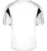 Alleson Athletic 2937 Youth B-Core Pro Placket Jer White/ Black back view