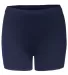Alleson Athletic 4614 Women's Compression 4'' Inse Navy front view